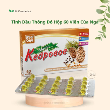 VIÊN NANG TINH DẦU DẦU THÔNG ĐỎ CERDA CỦA NGA