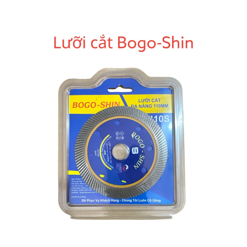 Lưỡi cắt đa năng BOGO-SHIN 110mm cắt gạch đá xi măng chống rung
