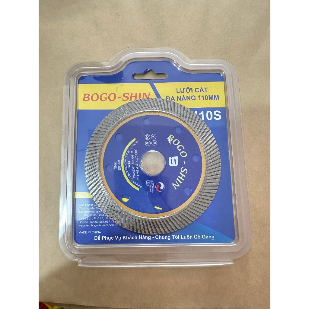 Lưỡi cắt đa năng BOGO-SHIN 110mm cắt gạch đá xi măng chống rung