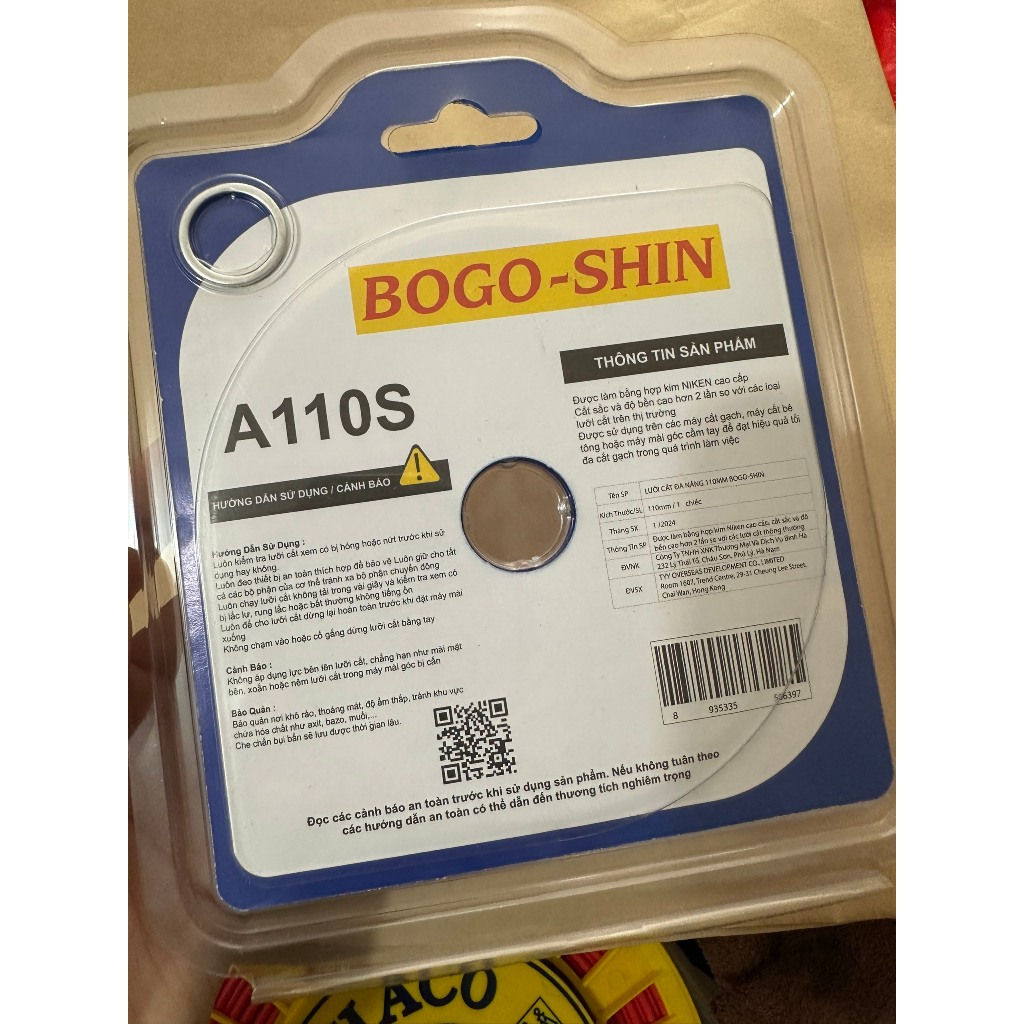 Lưỡi cắt đa năng BOGO-SHIN 110mm cắt gạch đá xi măng chống rung