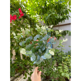 Cụm lá táo 16 nhánh hàng loại 1 đủ màu - Hoa giả