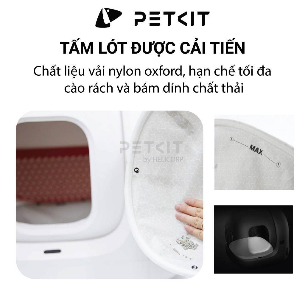 Ảnh Thảm Lót Chống Dính Dùng Cho Máy Dọn Phân Mèo, Máy Vệ Sinh Cho Mèo Petkit Pura Max, Pura X 3