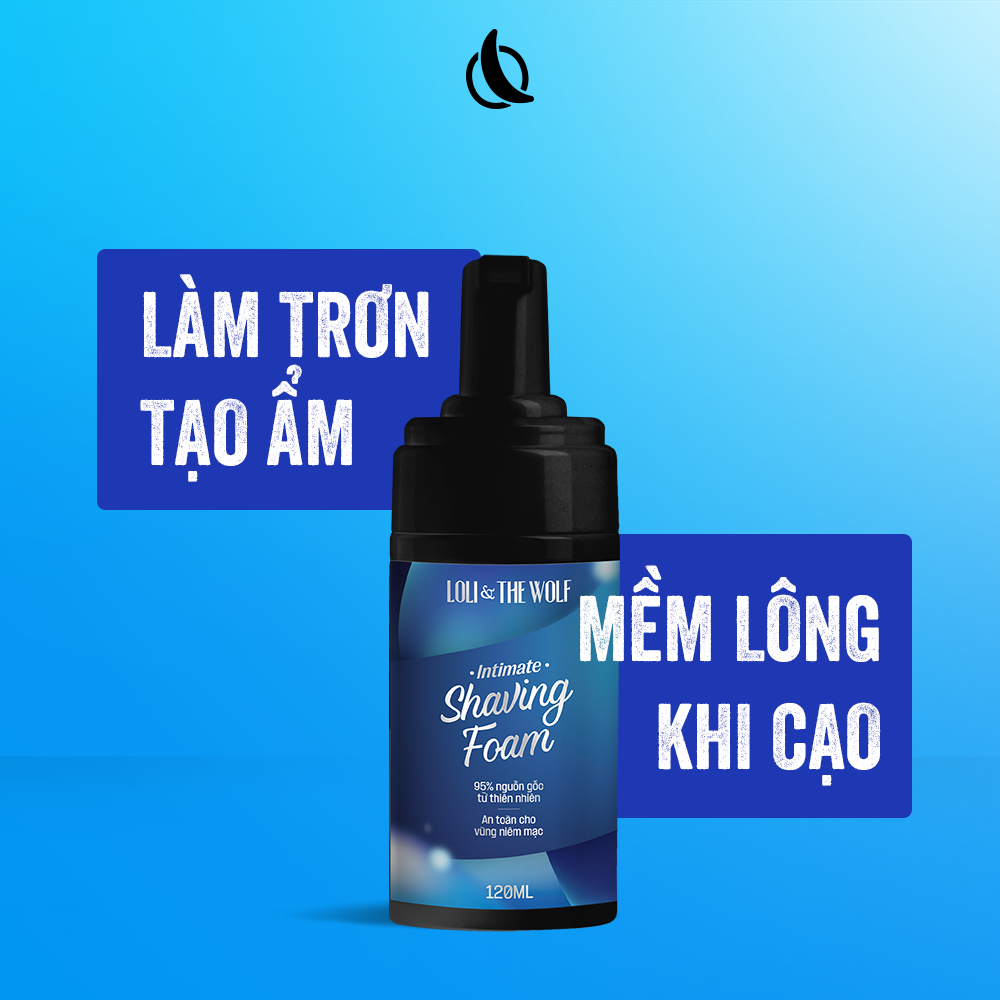 Ảnh Bọt Cạo Lông Vùng Kín Loli & The Wolf On Dành Cho Nam Và Nữ An Toàn Cho Niêm Mạc Chai 120ml 2