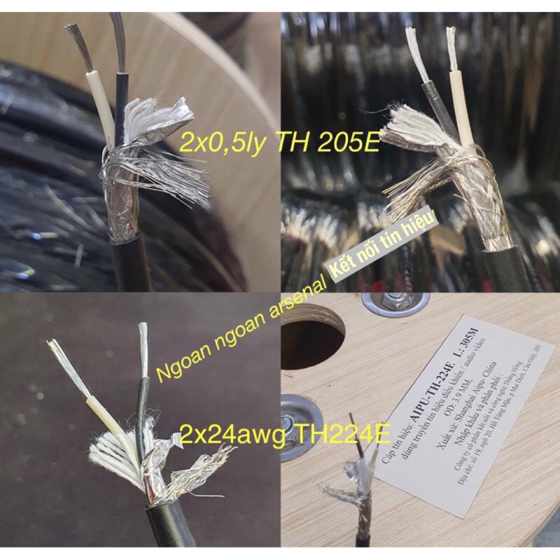 Dây tín hiệu điều khiển 2 lõi, 3 lõi, 4 lõi, 5 lõi, 6 lõi, 8 lõi, 10 lõi hàng nhập khẩu. Dây điện tròn có lưới - ảnh 6