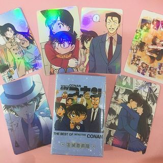 Card Conan Kaito Kid Hộp 50-55 Tấm Anime Lomo Hologram Bo Góc Timo QT68