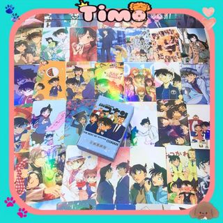 Card Conan Kaito Kid Hộp 50-55 Tấm Anime Lomo Hologram Bo Góc Timo QT68