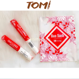 Set 10 Tờ Kiếng Bao Tập, Bao Sách Ni Lông, Bìa Bao Kiếng Bao Sách Giáo Khoa Cải Cách TOMI 137