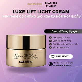 Kem trẻ hóa da hỗn hợp & dầu Swissline Cell Shock Luxe-Lift Light Cream