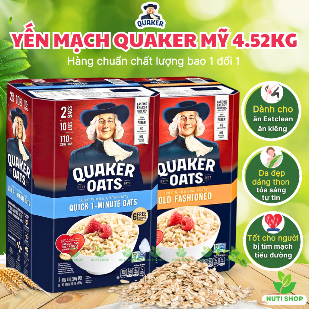 Ưu điểm Yến Mạch Quaker Mỹ