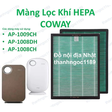 AP-1009CH| Màng lọc máy lọc khí Hepa Coway AP-1009CH,AP-1008DH