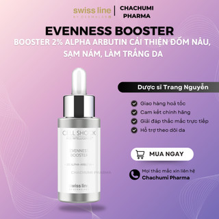 Tinh chất Swissline CS Age Intelligence Evenness Booster Booster 2% Alpha-Arbutin