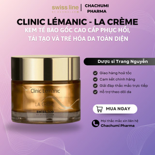 Kem tế bào gốc cao cấp phục hồi, tái tạo và trẻ hóa da toàn diện Swissline Clinic Lémanic - La Crème 50ml