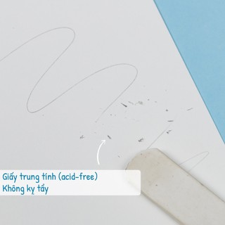 KLONG - Giấy vẽ màu nước cao cấp Artwork Hot Pressed A4+ 300GSM 25% cotton 20 tờ; MS: 792 ♥