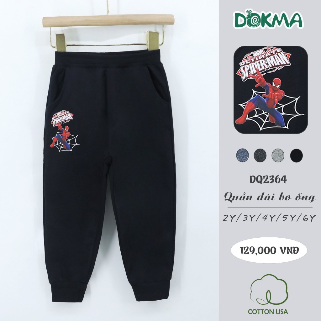 (11-23kg, 2-7Y) Quần Dài Bo Gấu Thời Trang Cho Bé Dokma DQ1963 DQ2364 DQ2493 DQ3267 DQ3317 DQ3269