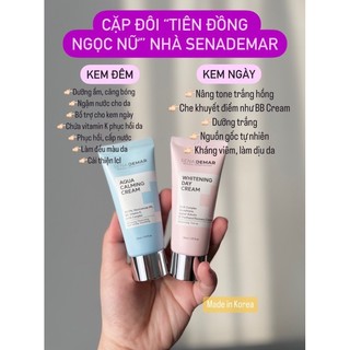 Kem dưỡng Senademar Whitening Day Crem - Aqua Calming Cream Dưỡng Trắng Da - Bebeauskinshop
