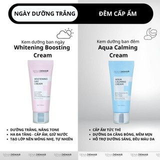 Kem dưỡng Senademar Whitening Day Crem - Aqua Calming Cream Dưỡng Trắng Da - Bebeauskinshop