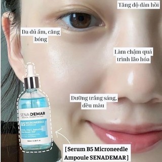 Serum B5 Senademar Microneedle Ampoule Cấp Ẩm Phục Hồi Sáng Da 100ml - Bebeau