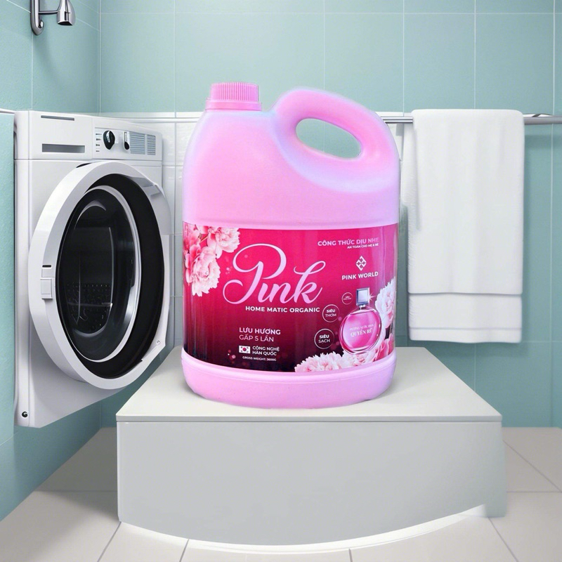 NƯỚC GIẶT SINH HỌC PINK HOME MATIC ORGANIC (Can to 3,6 lít)