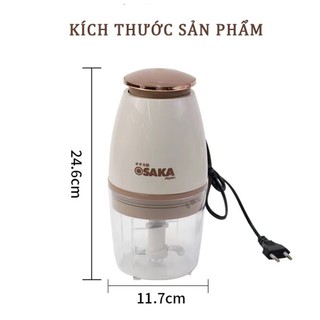 Bảo hành 1 năm - Máy Xay Đa Năng Osaka Nhật Bản - Máy Xay Sinh Tố,Thịt Cao Cấp-Lưỡi Dao Lớn Không Gỉ