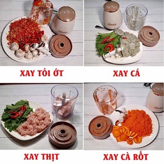 Bảo hành 1 năm - Máy Xay Đa Năng Osaka Nhật Bản - Máy Xay Sinh Tố,Thịt Cao Cấp-Lưỡi Dao Lớn Không Gỉ