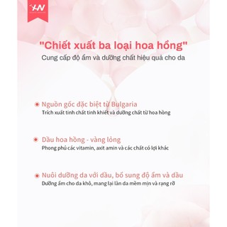 HISTOIRE NATURELLE Mặt Nạ Hoa Hồng Bulgaria Rose Mask , Dưỡng Da Mịn Màng, Giữ Ẩm Bù Nước
