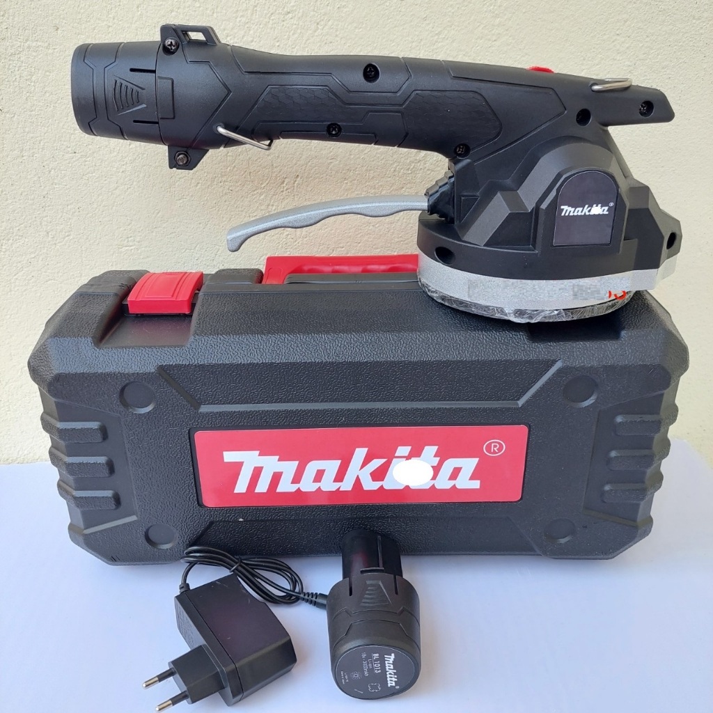 Máy rung ốp lát gạch Ma. kita 18v. Rung 6 cấp, nâng hít gạch 80x80. 100kg