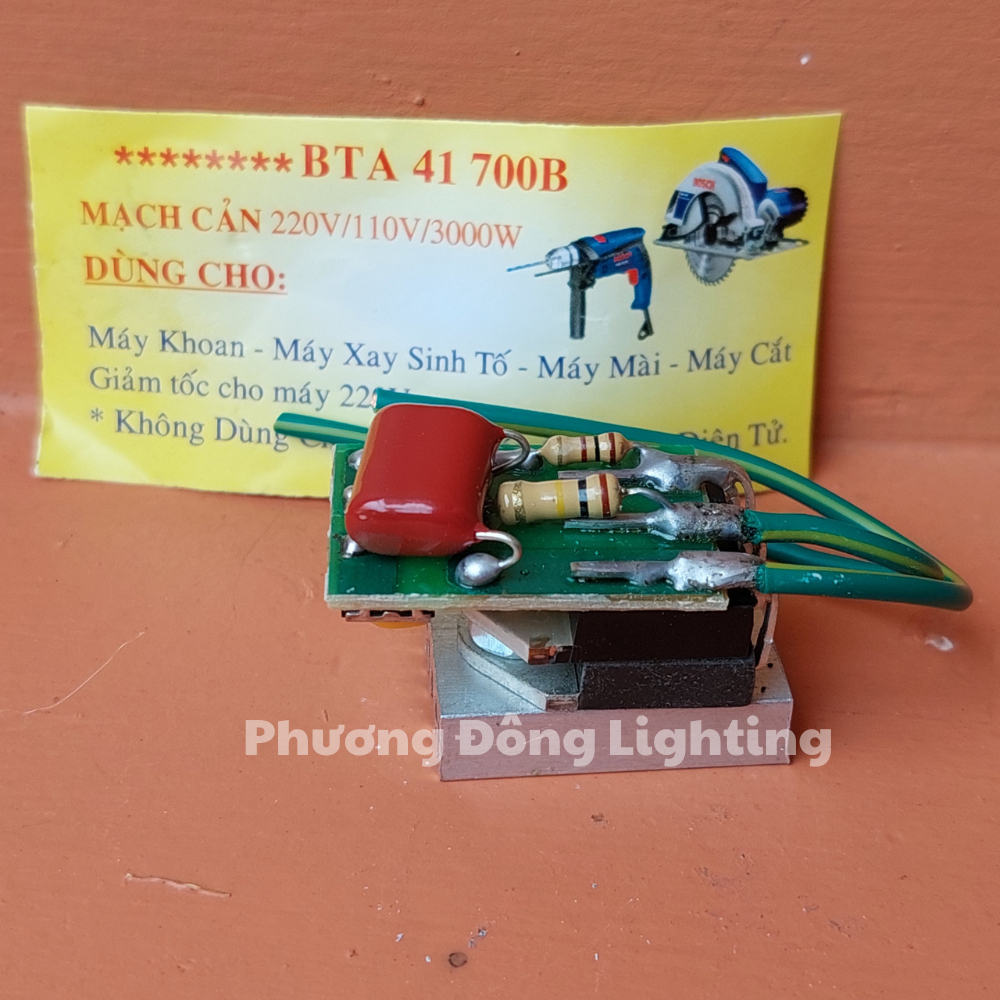 Mạch cản 2IC và 3IC - BTA 41-700B Cản điện 220V ra 110V - 3000W Loại Tốt