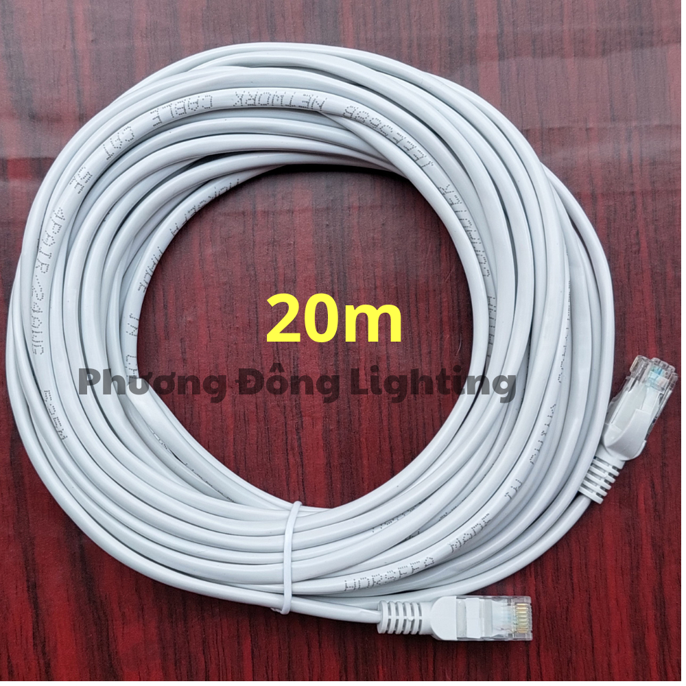 Dây cáp mạng  Dây LAN bấm sẵn 2 đầu CAT 5E - 2m 3m 5m 10m 15m 20m 25m