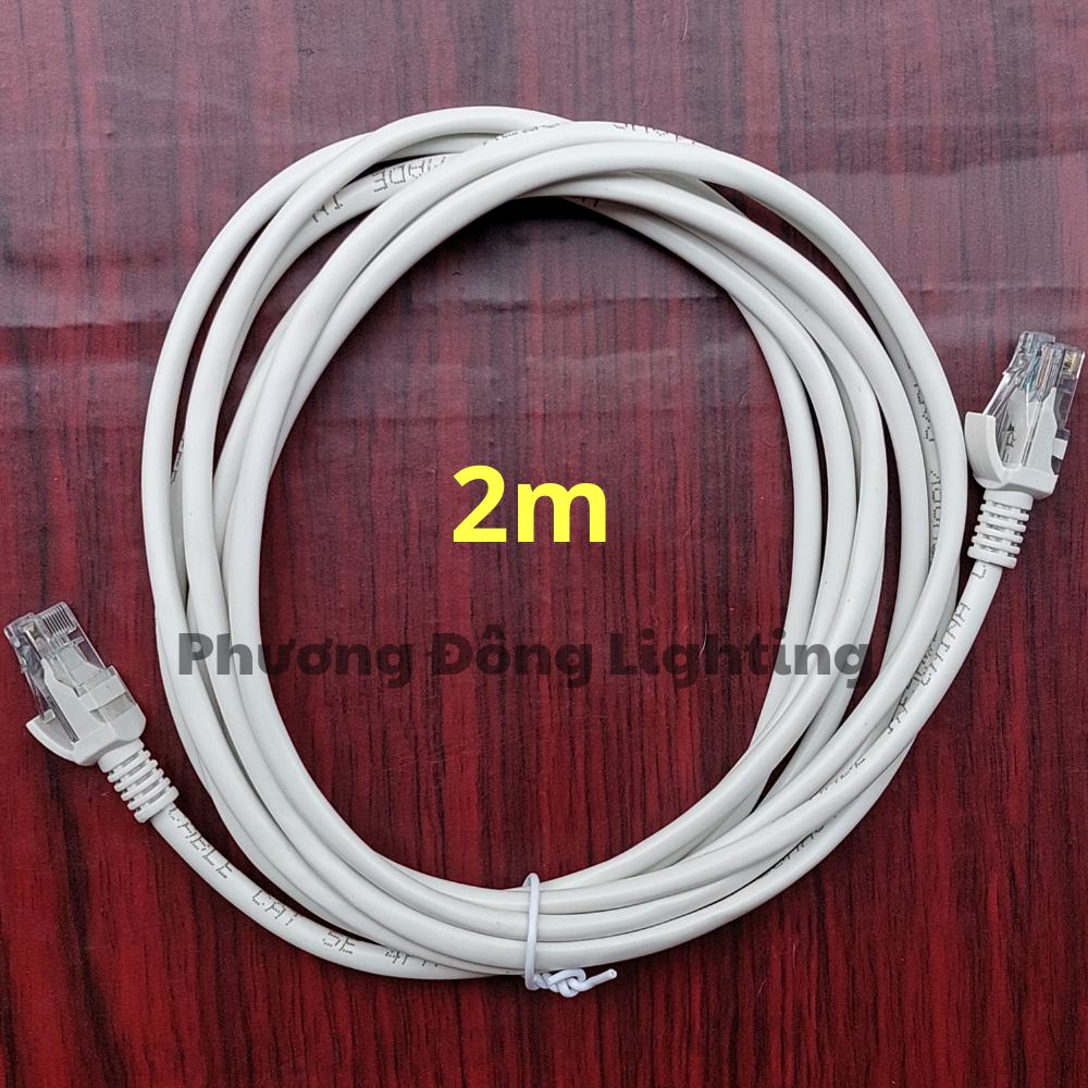 Dây cáp mạng  Dây LAN bấm sẵn 2 đầu CAT 5E - 2m 3m 5m 10m 15m 20m 25m