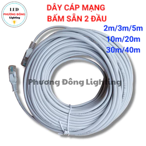 Dây cáp mạng Dây LAN bấm sẵn 2 đầu CAT 5E - 2m 3m 5m 10m 15m 20m 25m