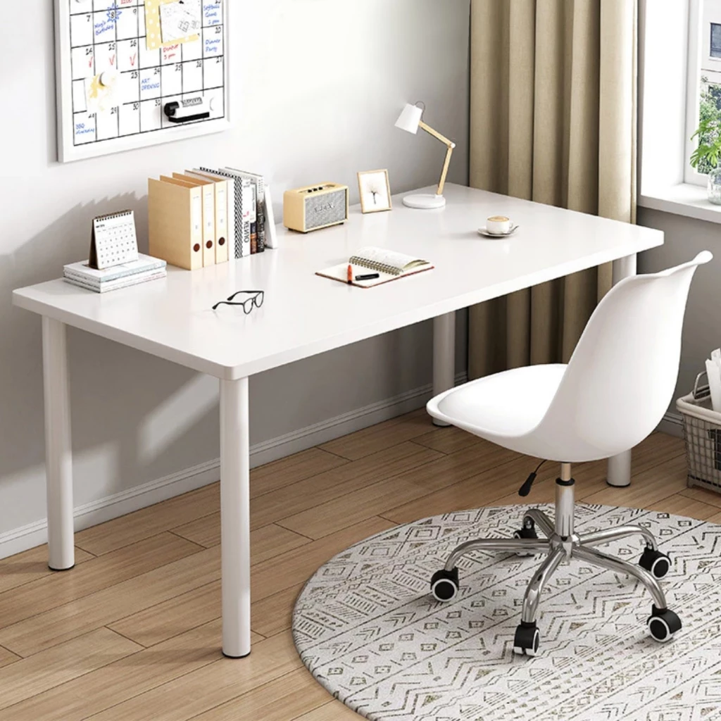 Bàn làm việc bàn gaming thiết kế hiện đại decor trang trí nhà, chân sắt chắc chắn mặt gỗ mdf phong cách đơn giản mới mẻ,