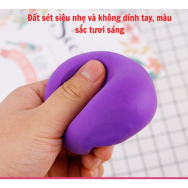 Đất Sét Tự Khô Đất Sét Nặn Cho Bé Đất Nặn Mỹ Thuật Đất Sét Khô Tạo Hình Set 36 Màu-Đồ Chơi Cho Bé PUKAPI