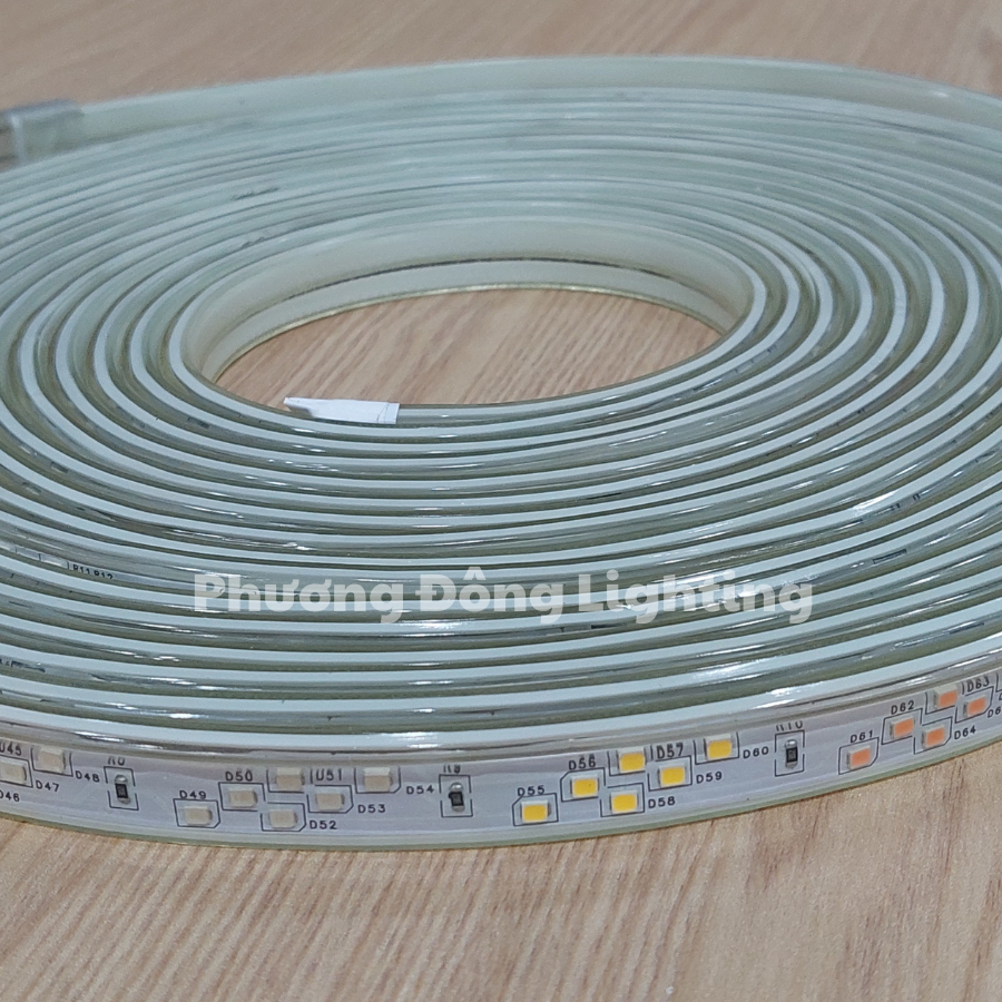 10M DÂY ĐÈN LED 3 GHIM CHẠY ĐUÔI 7 MÀU TẶNG NGUỒN CHỚP