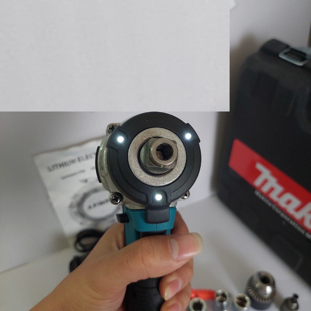 [ Hàng Cao Cấp ] Máy Siết Bulong M.KITA 20V Không Chổi Than, 3 Đèn Led Trợ Sáng, Motor Bruschless