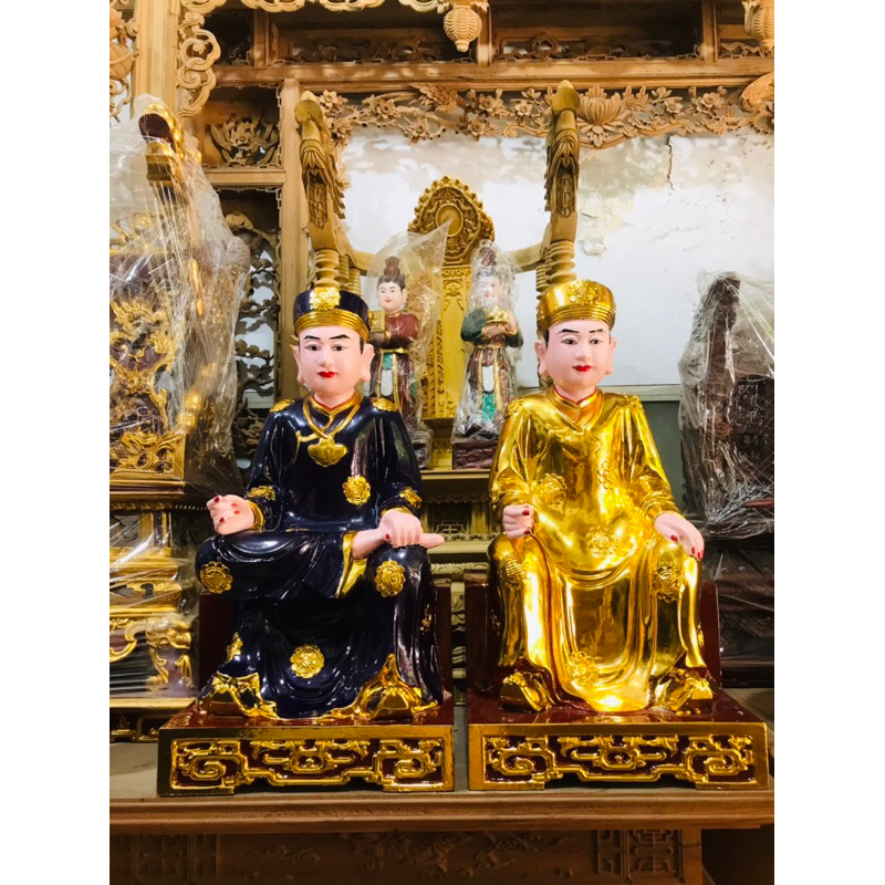 Tượng quan hoàng , gỗ mít, ngồi song thất