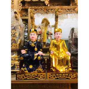 Tượng quan hoàng , gỗ mít, ngồi song thất