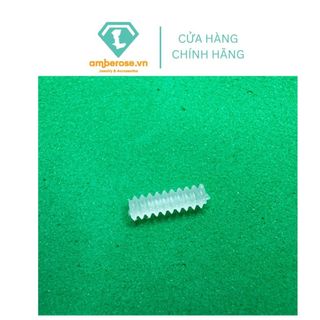Khóa chốt xuyên vòng tay và cổ hổ phách Amber cho bé - Chốt lẻ để sửa vòng tay và vòng cổ amber - có kèm sẵn 1m dây