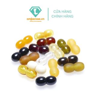 Khóa chốt xuyên vòng tay và cổ hổ phách Amber cho bé - Chốt lẻ để sửa vòng tay và vòng cổ amber - có kèm sẵn 1m dây
