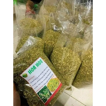 Hoa hòe khô 1kg Trà hoa hòe đã sao vàng tại vườn nhà trồng