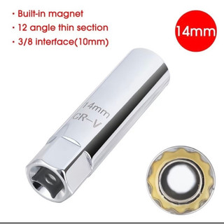 Khẩu mở bugi cỡ 14mm có NAM CHÂM từ tính thuận tiến tháo bugi nằm sâu