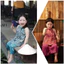 Bộ quần áo bé gái - Bộ yếm hoa TB458 cho bé gái xinh xắn
