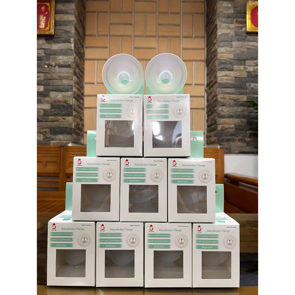Phễu Lacteck, Phễu Silicon Lacteck Baby Motion - Chính Hãng, check mã vạch