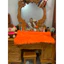 THẢM LÔNG TRẢI BÀN TRANG ĐIỂM - THẢM DECOR MÀU CAM LÔNG DÀI