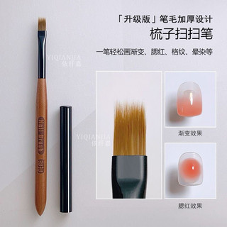 Cọ ombre lông ngắn cao cấp - cọ xước làm ombre nail không tạo vệt