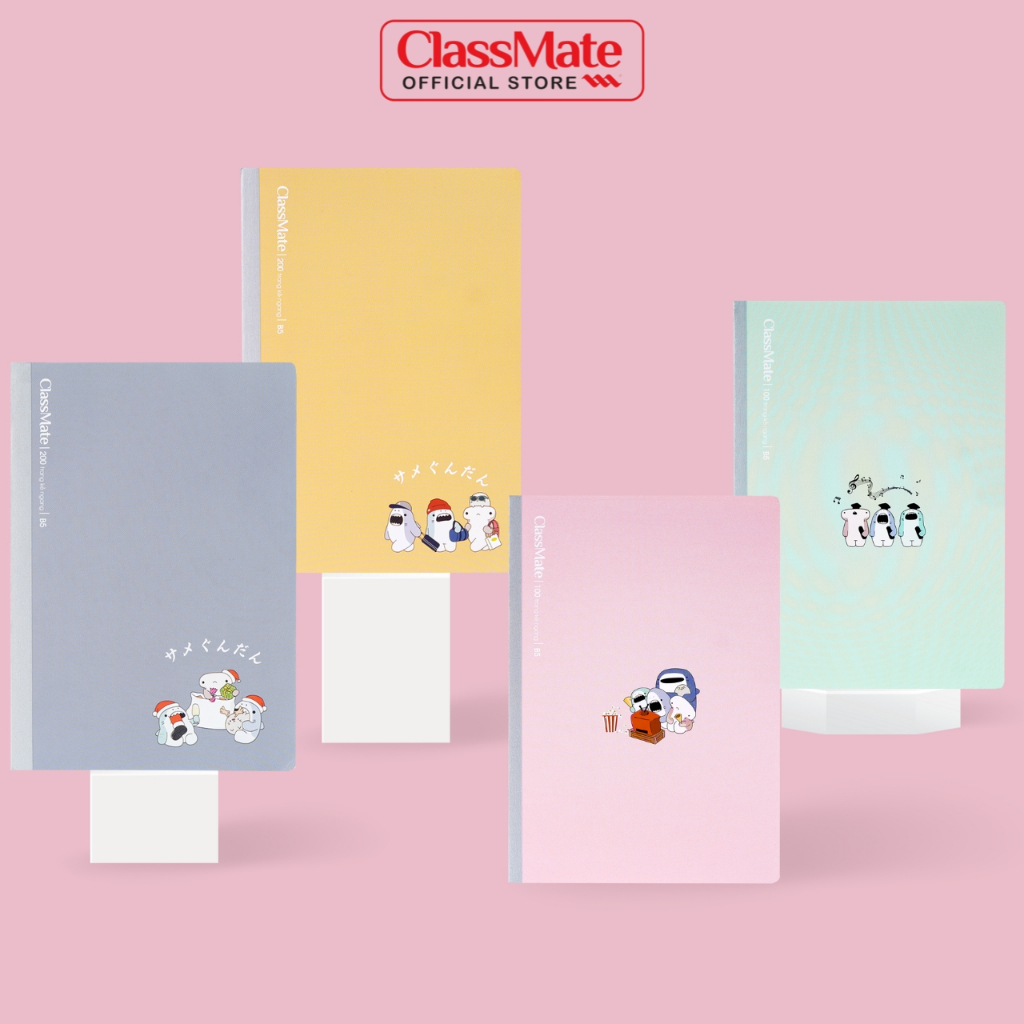 Vở Kẻ Ngang Classmate - 1 Quyển - Vở B5 100/200 Trang, 80gsm, Vở May Gáy B5 Bìa Fish Chống Nước, Giấy Chống Lóa Mắt