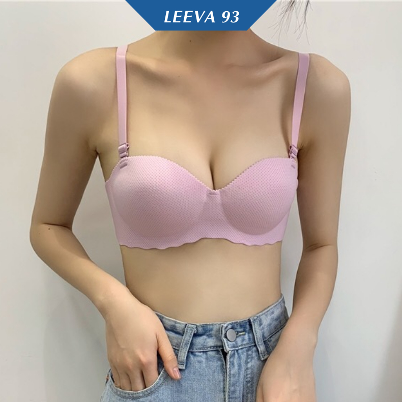 Áo ngực đúc su không gọng không viền có đệm nâng đỡ V1, Áo Bra đúc su ôm sát V1 - AN17