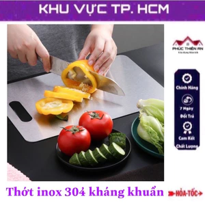 Thớt Inox304 kháng khuẩn cao cấp, an toàn khi sử dụng - siêu bền, tiện dụng