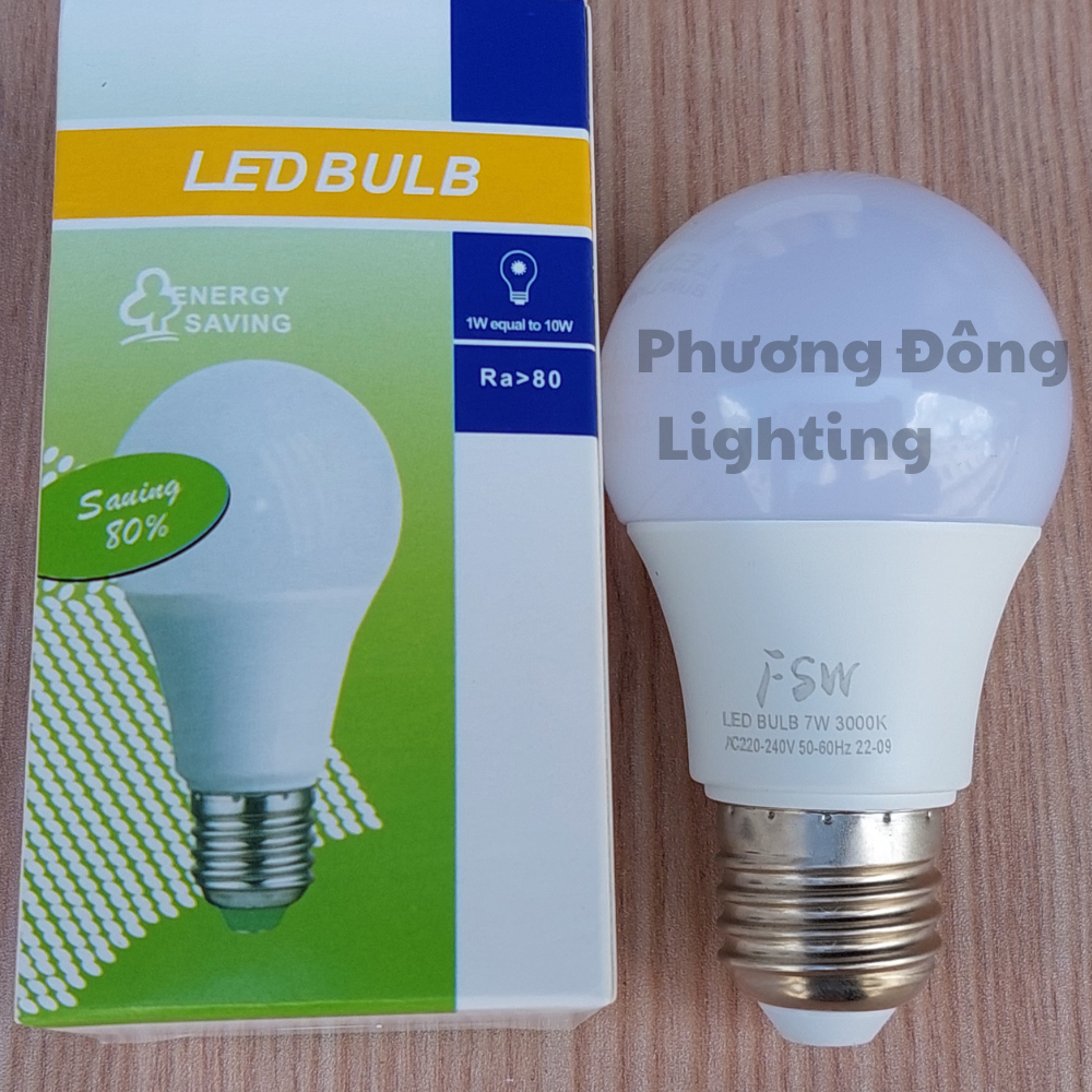 Combo 2 Đèn LED BULB trang trí ngoài trời kín nước 3W, 5W, 7W, 9W, Trắng / Vàng - LOẠI TỐT