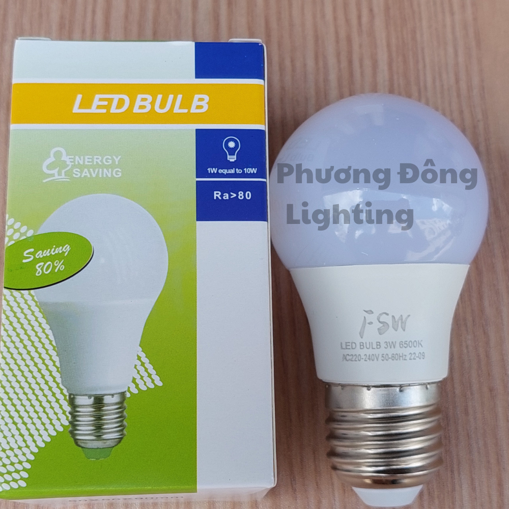 Combo 2 Đèn LED BULB trang trí ngoài trời kín nước 3W, 5W, 7W, 9W, Trắng / Vàng - LOẠI TỐT