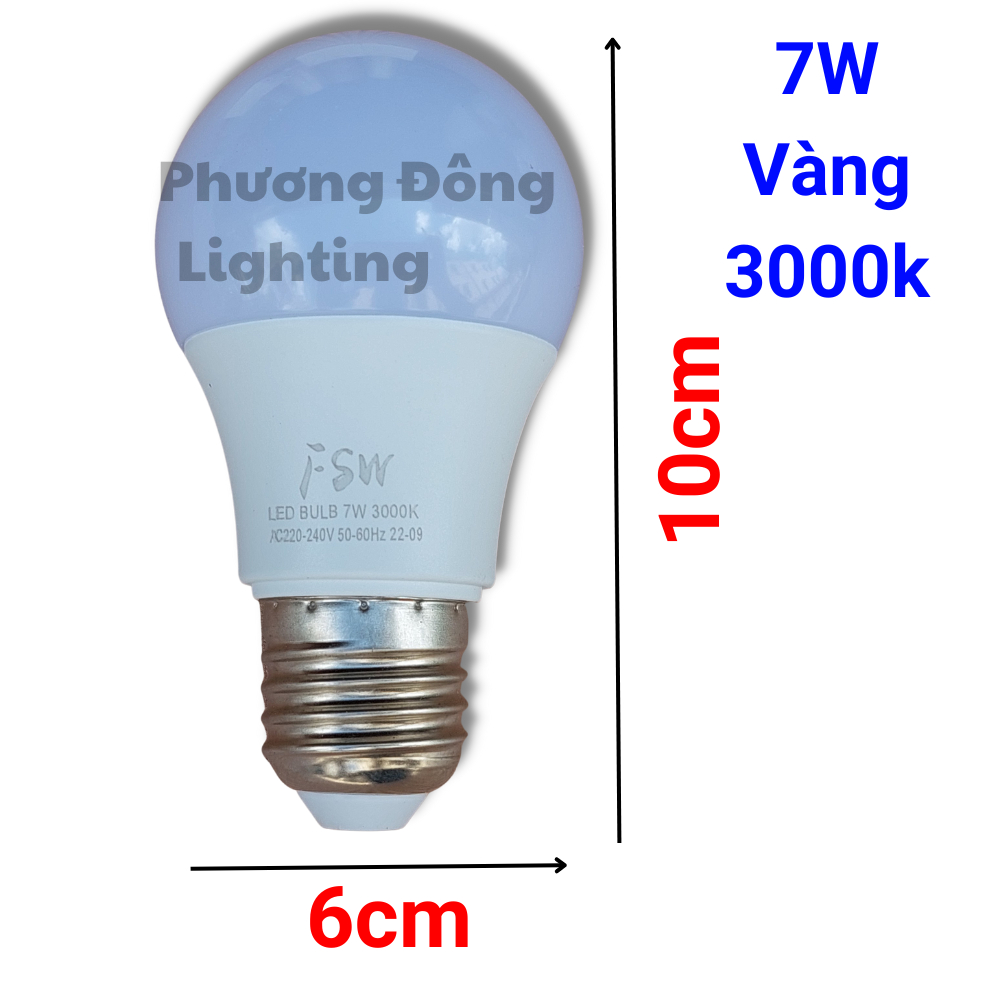 Combo 2 Đèn LED BULB trang trí ngoài trời kín nước 3W, 5W, 7W, 9W, Trắng / Vàng - LOẠI TỐT